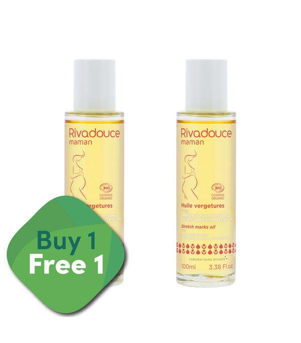 [BUY 1 FREE 1] Rivadouce Maman Stretch Marks Oil (Huile vergetures) 100ml