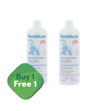[BUY 1 FREE 1] Rivadouce Bébé Bio Superfatting Cleansing Gel (Gel lavant surgras) 1000ml