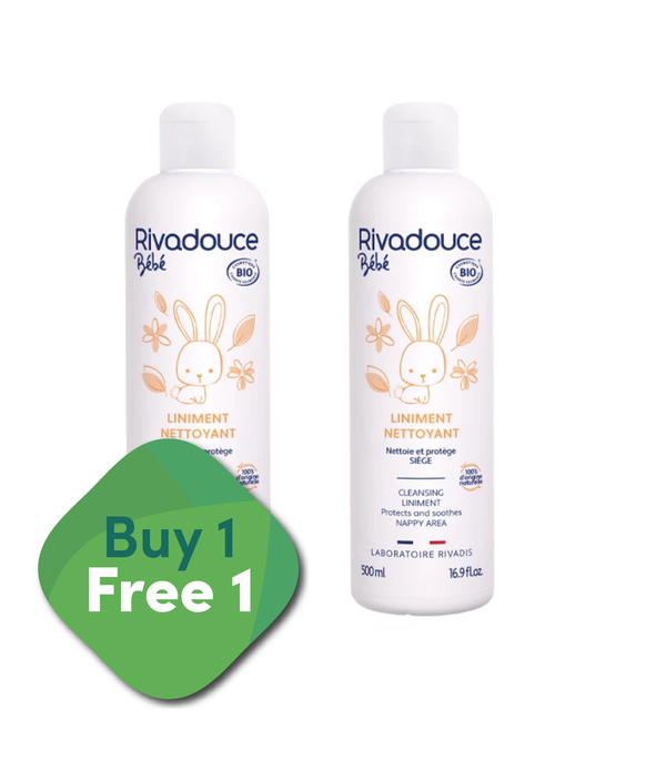 [BUY 1 FREE 1] Rivadouce Bébé Bio Liniment Nettoyant (Cleansing Liniment) 500ml