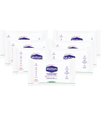 MILTON Antibacterial Surface Wipes (30 wipes) - Pack of 7